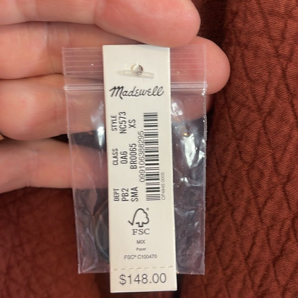 Madewell Diamond Jacquard Shaw Blazer. NWT XS - Picture 6 of 10